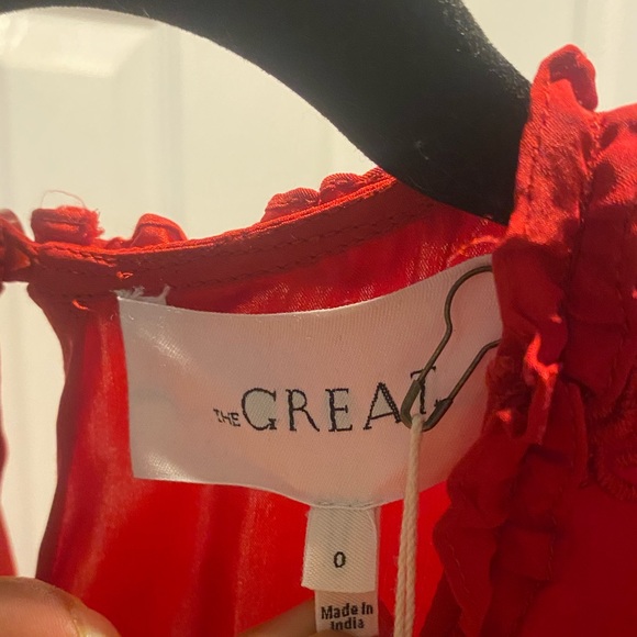 The GREAT Moonlight Embroidered Silk Dress - Picture 5 of 15